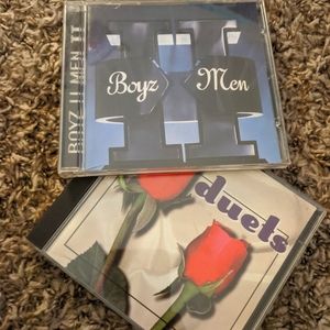 2- CD's  (Boys2Men & Love Duets)